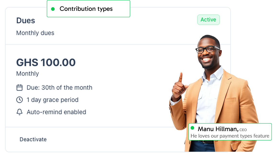 Group management feature